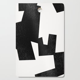 Abstract 312, Black and White Cutting Board