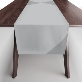 Swirl Light - Color Of The Year 2021 - Pantone Ultimate Gray Table Runner