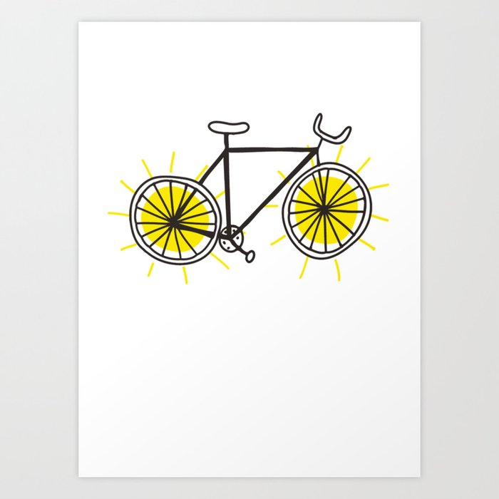 Ride On Sunshine Art Print