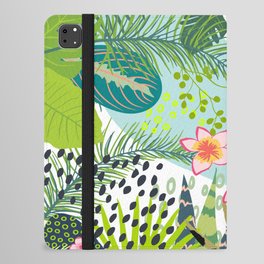 Tropical, Palms, Jungle Prints, Nature Art. iPad Folio Case