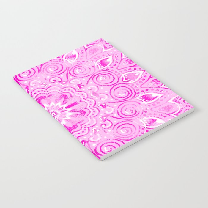 Dreaming in Pink, Mandala Art Notebook