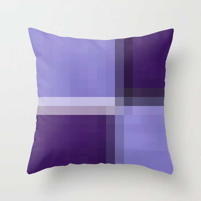 Shades Of Purple Throw Pillow