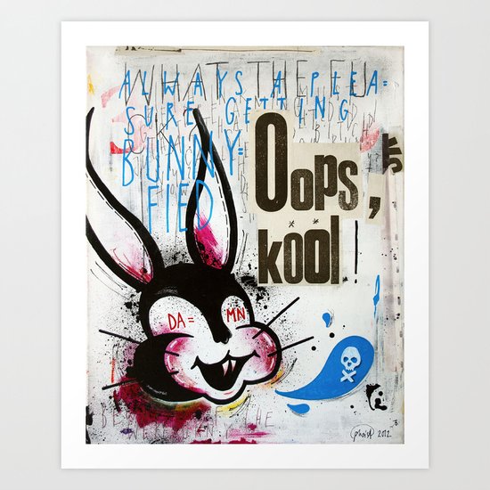 Oops cool Art Print