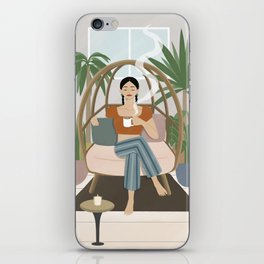 chilling time iPhone Skin