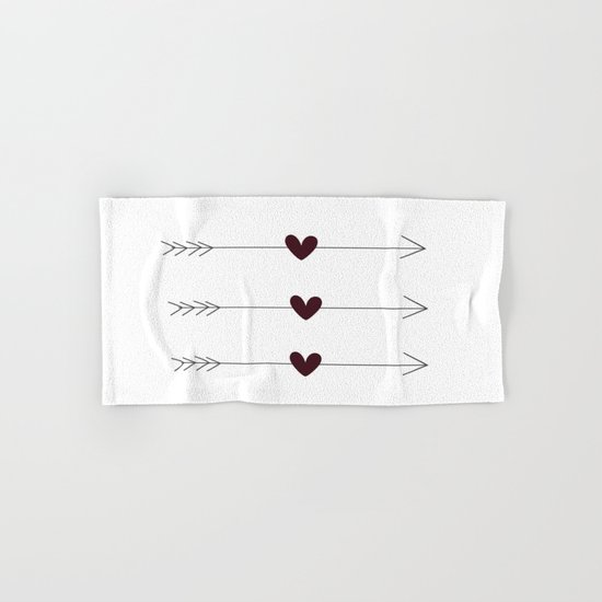Arrows & Hearts Hand & Bath Towel