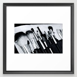 Brushes Framed Art Print