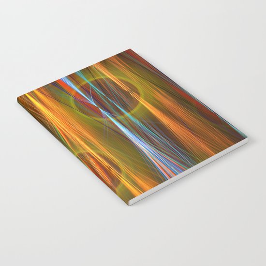 Mirthful, colourful abstract Notebook