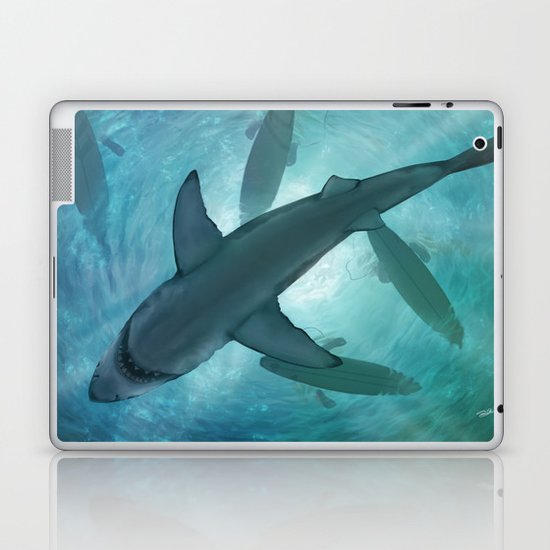 Great White Laptop & iPad Skin