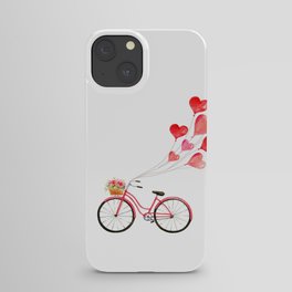 Love on a bicycle iPhone Case