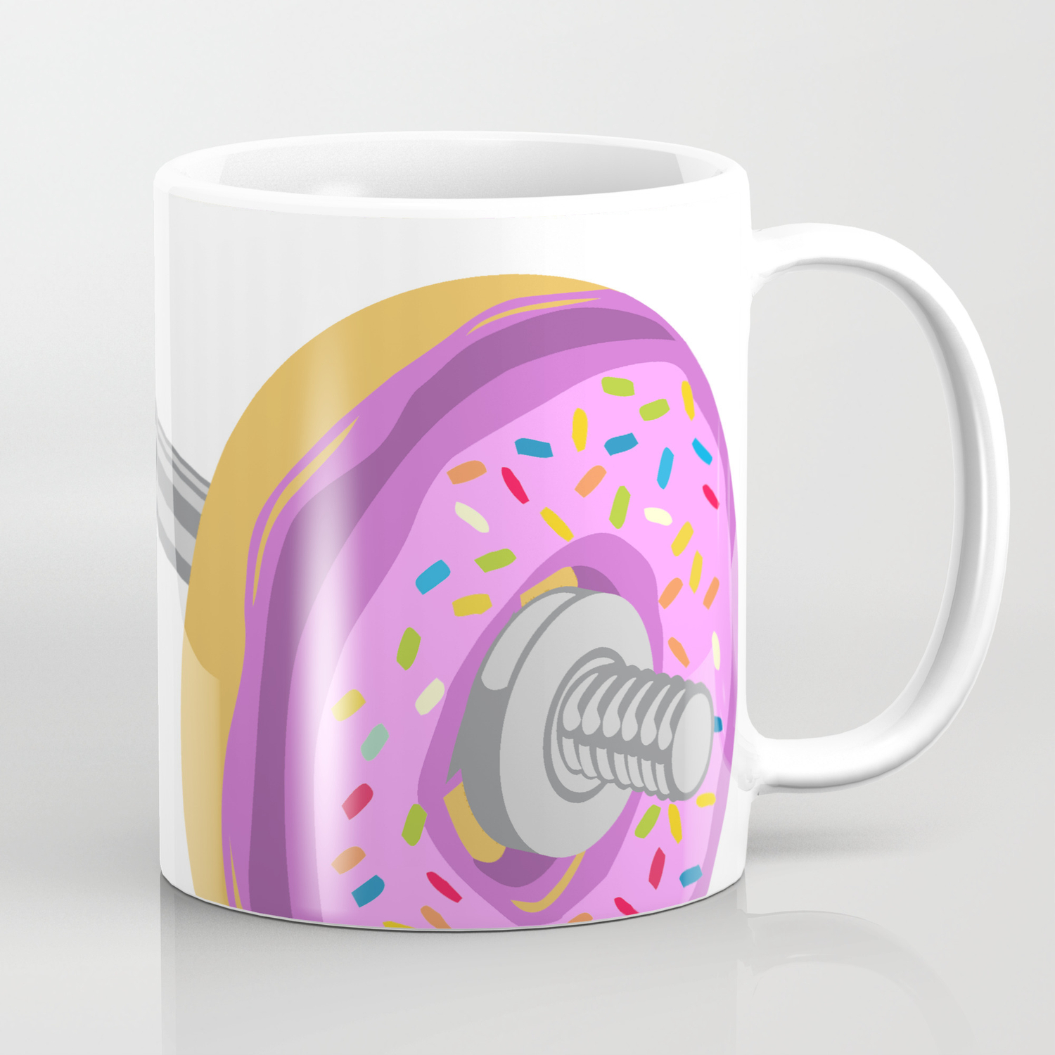 Donut Weight Artwork Coffee Mug Donut Weight Artwork Coffee Mug