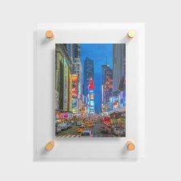Times Square (Broadway) Floating Acrylic Print