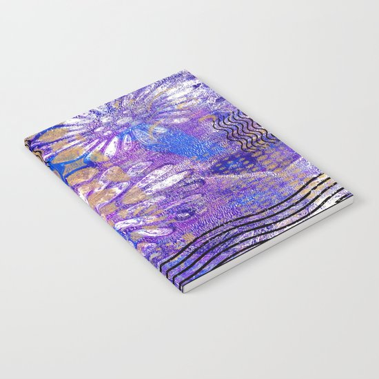 Pattern in Purples and Blues Notebook