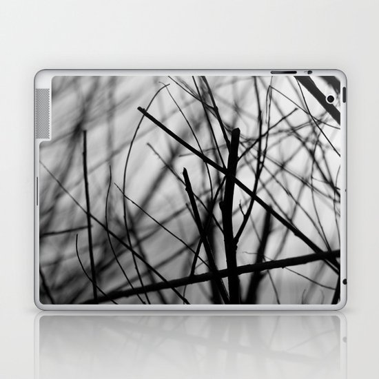 Black Stripes Laptop & iPad Skin
