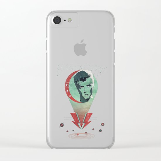 Far Above the Moon Clear iPhone Case