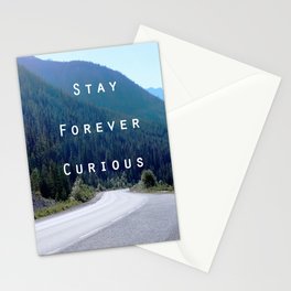 Stay Forever Curious Stationery Cards | Photo, Nature, Landscape 
