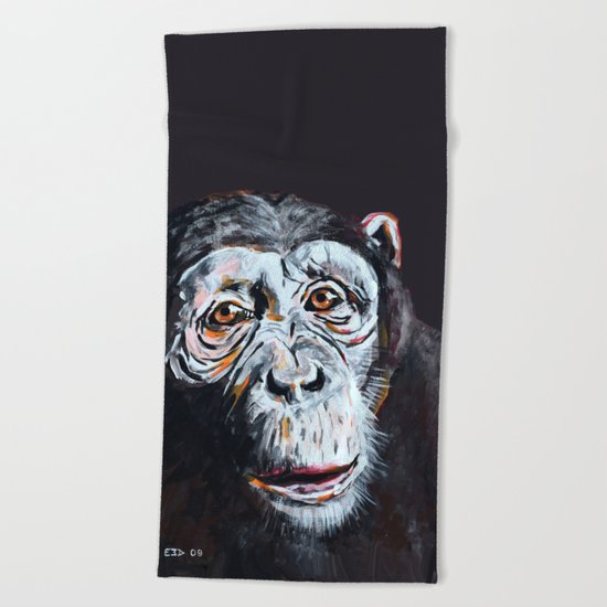 Chimpanzee: One Survivor Beach Towel