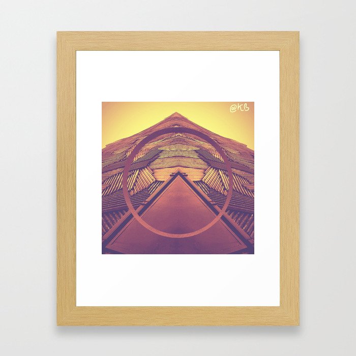 Abstract Architecture prints by KIIRAVA Framed Art Print