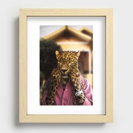 Leopard New Guise Recessed Framed Print