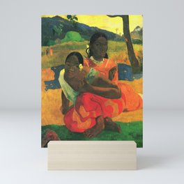 Paul Gauguin - When will you marry? - Nafea Faaipoipo (1892) Mini Art Print