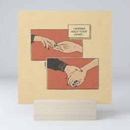 I wanna hold your hand Mini Art Print