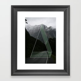 Rainy Road Trip. Framed Art Print