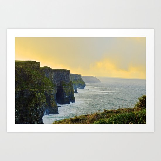 Cliffs of Moher Morning Art Print
