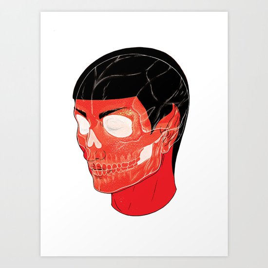 Red Vulcan Art Print