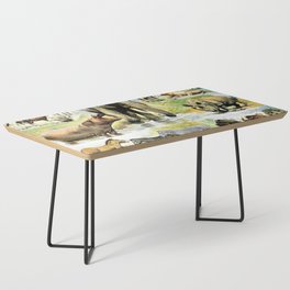 Adolphe Millot "Mammals" 2. Coffee Table