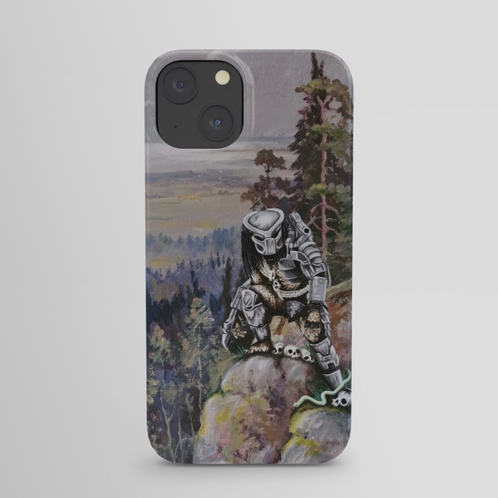 Thrift shop painting, The Predator iPhone Case