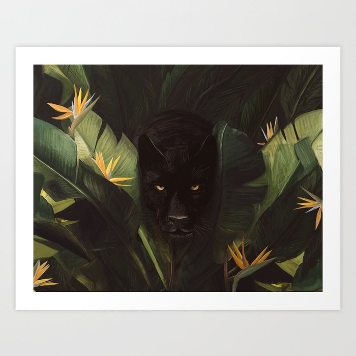 Hello Panther! Art Print