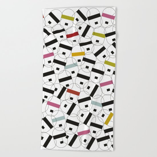 Future faces Beach Towel