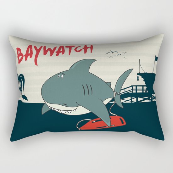 Baywatch Rectangular Pillow