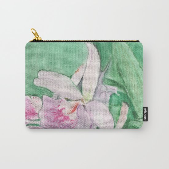 Orchid Cascade Carry-All Pouch
