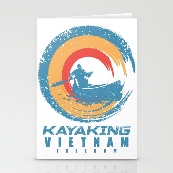 vietnam Kayak Adventure Stationery Cards