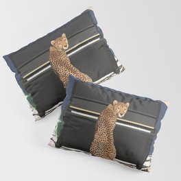 Cheetah playing piano Pillow Sham