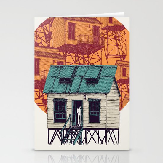Going Down Stationery Cards