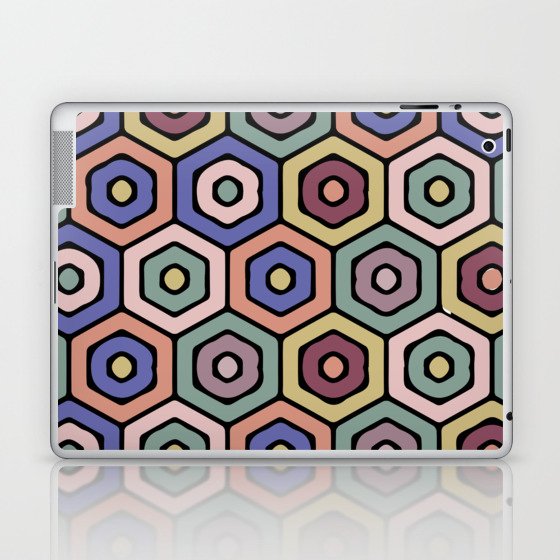hexagonal tribe Laptop & iPad Skin