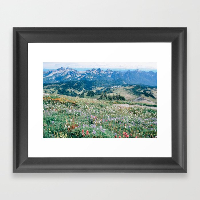 Wildflower Meadow Framed Art Print