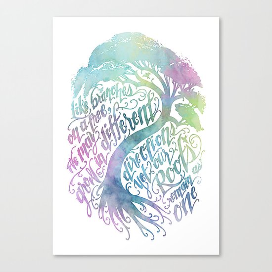 Our Roots Remain As One Canvas Print