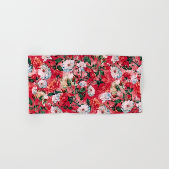 Rose Red Hand & Bath Towel