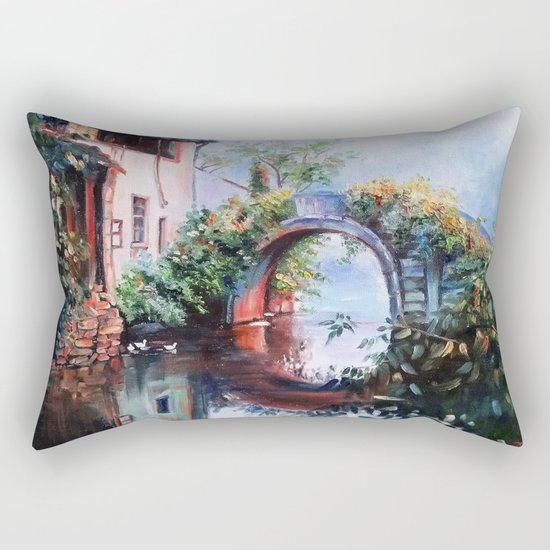 The bridge Rectangular Pillow