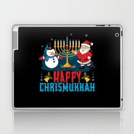 Menorah Christmukkah Christmas Hanukkah 2021 Laptop Skin