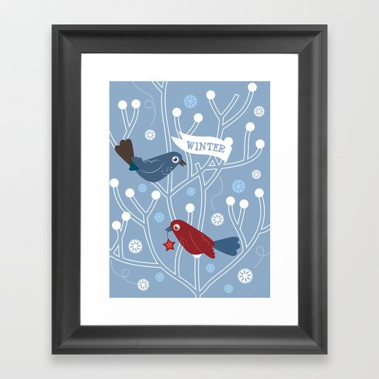 4 Seasons - Winter Framed Art Print