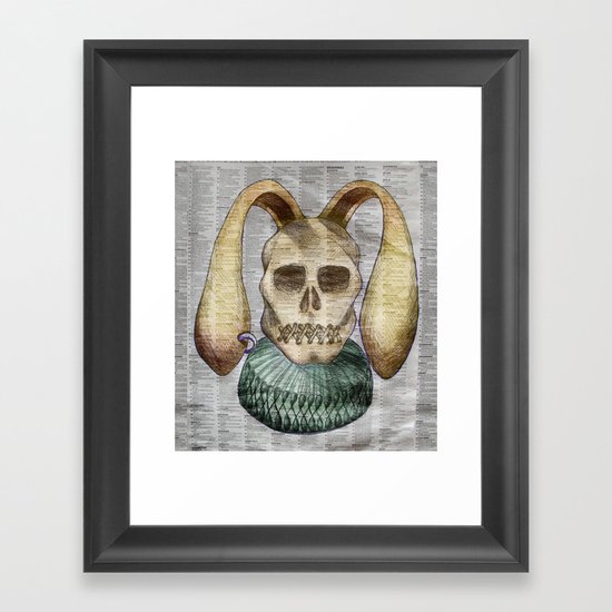 aftermath of the tea party Framed Art Print