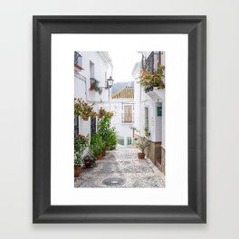 White Village Series, El Borge in Southern Spain,  Travel Photography, Europe Art Print Framed Art Print