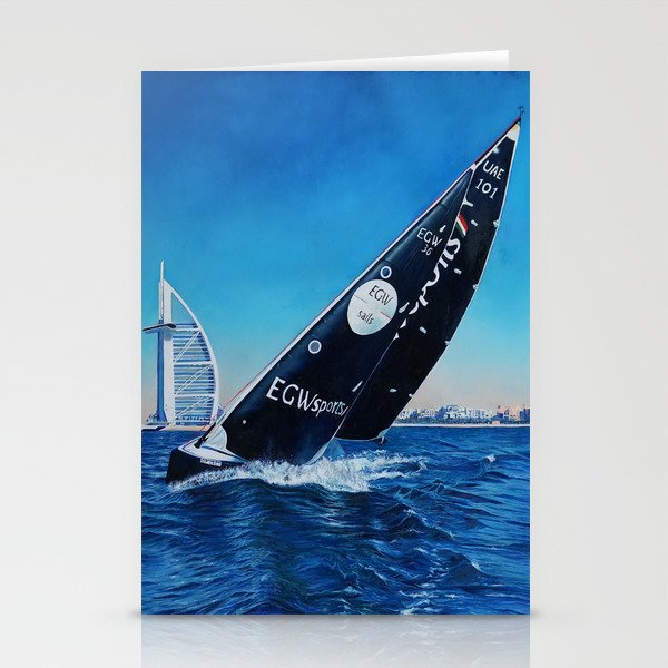 Dubai painting Stationery Cards