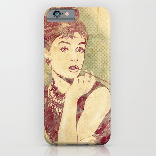 Audrey Hepburn iPhone & iPod Case