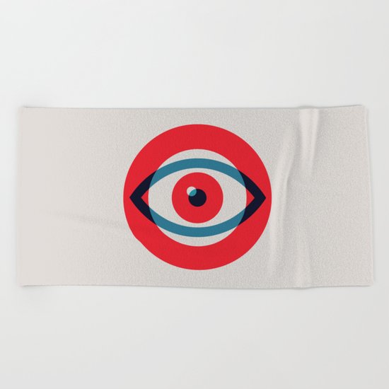 Eye Logo Beach Towel