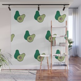 Avocado Pattern Wall Mural