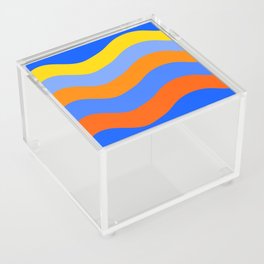 Colorful waves 7 Acrylic Box